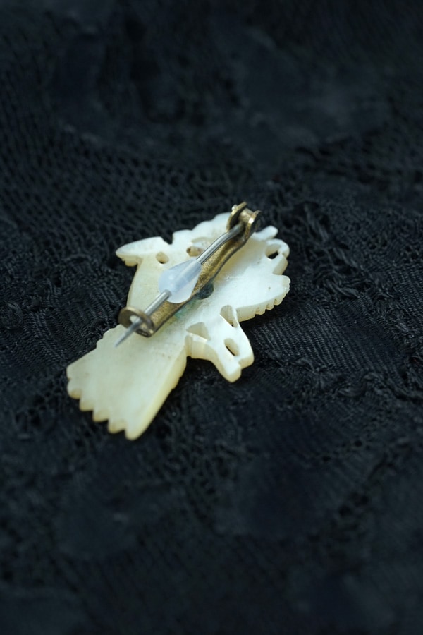 �����ꥹ�ǽв�ä��ޥ������֥ѡ���Υϥ�ɥ֥�����1920ǯ�庢 4.5��2.5cm ga-1129