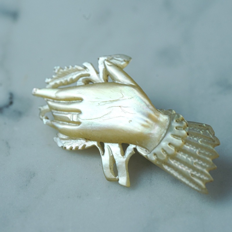 �����ꥹ�ǽв�ä��ޥ������֥ѡ���Υϥ�ɥ֥�����1920ǯ�庢 4.5��2.5cm ga-1129