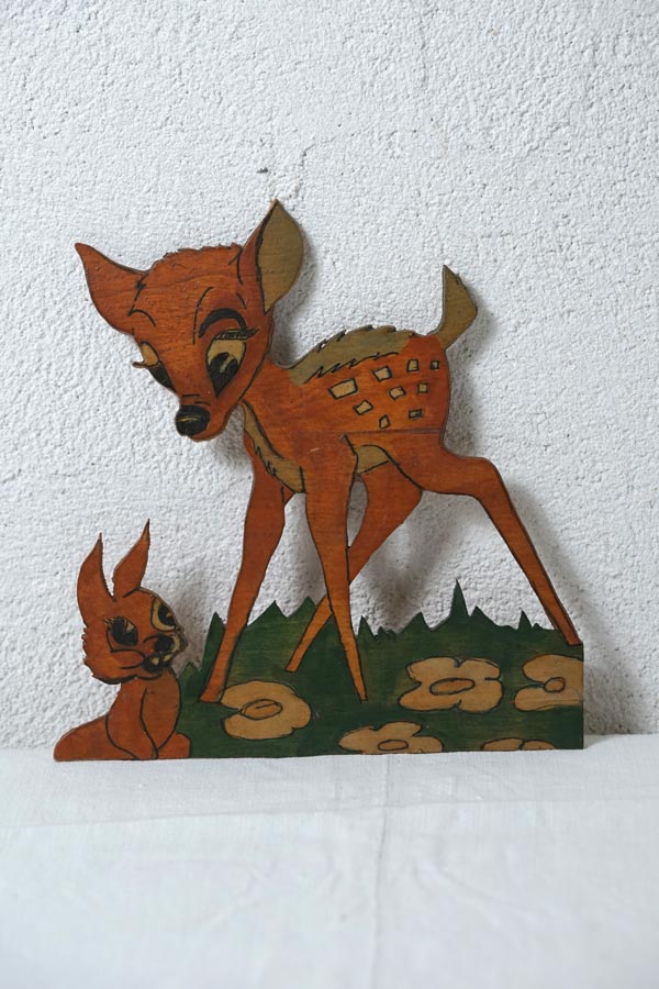 �٥륮���Υǥ����ˡ��饤���󥹤ΥХ�Ӥ������ɾ���18.5��19.5cm 1950ǯ�庢 gt-1136