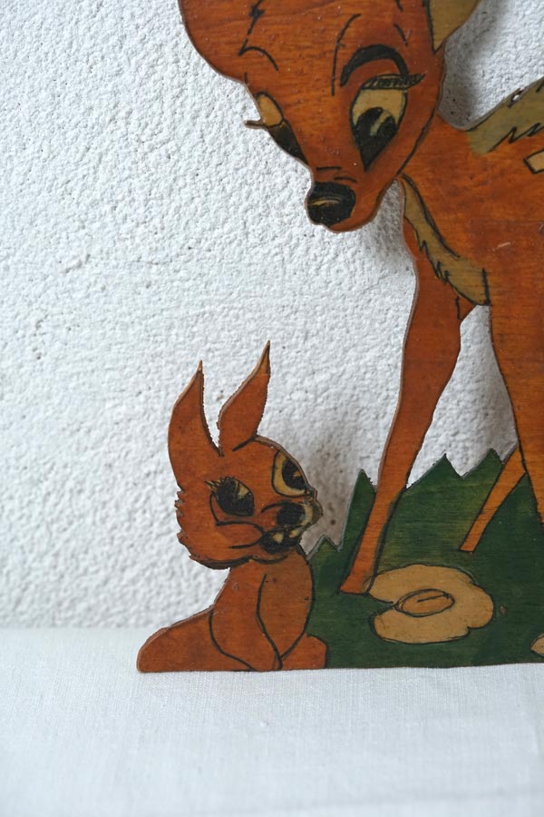 �٥륮���Υǥ����ˡ��饤���󥹤ΥХ�Ӥ������ɾ���18.5��19.5cm 1950ǯ�庢 gt-1136