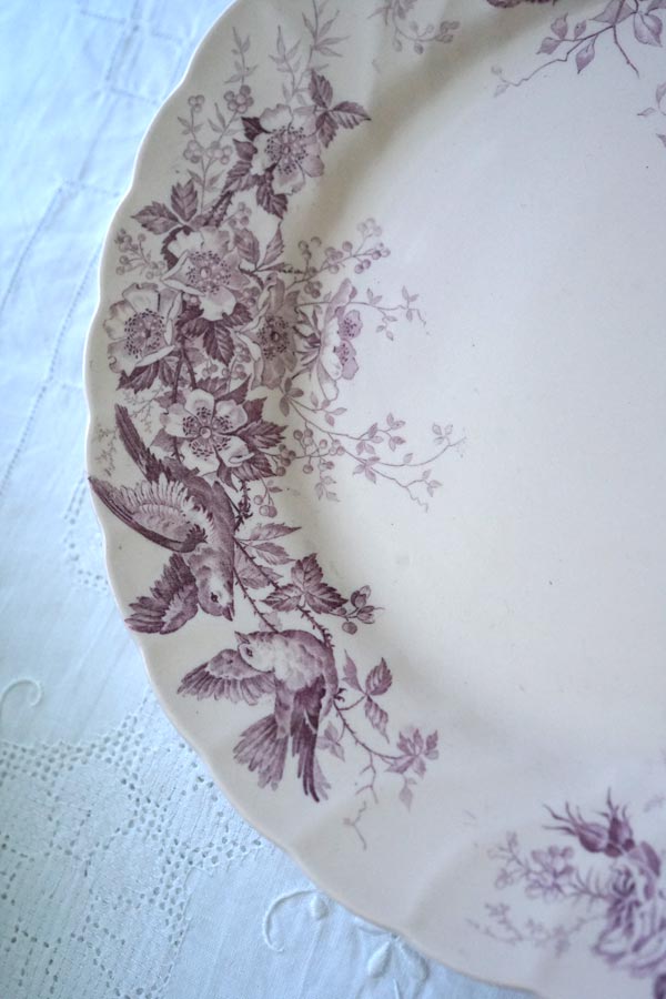 �ӥ�������ܥå�Villeroy��Boch Aves Mettlach��Ļ��ʿ��1915ǯ�� 24.5cm gc-1376