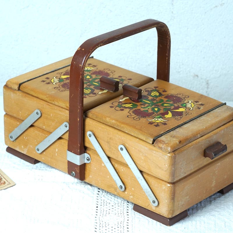 �ե�󥹤Υ������󥰥ܥå���35��17.5��14cm 1960ǯ�庢 gs-1535