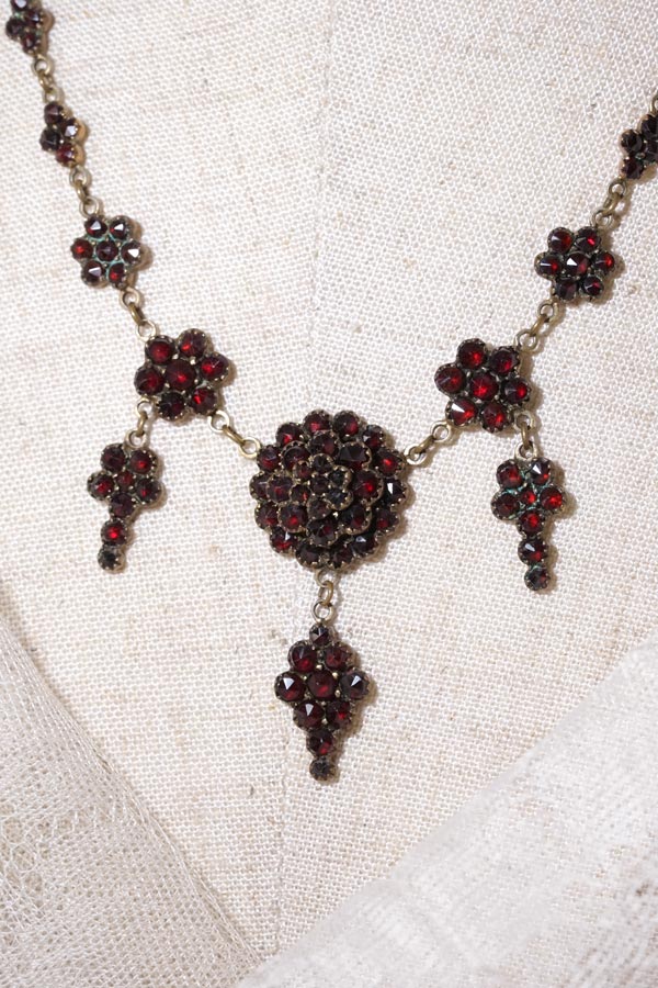 ����ƥ������������Υ����ͥåȥե��ͥå��쥹50cm 1920-30ǯ�� ga-1227