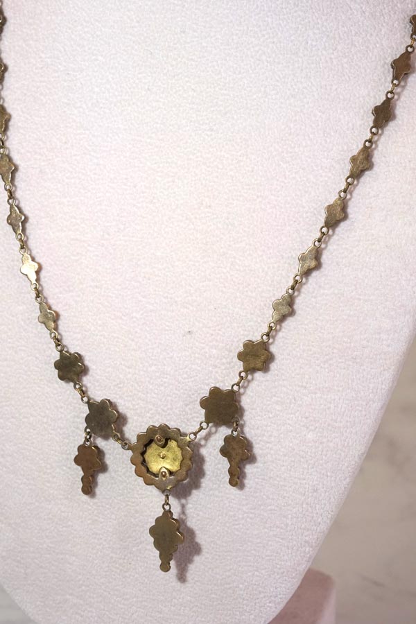 ����ƥ������������Υ����ͥåȥե��ͥå��쥹50cm 1920-30ǯ�� ga-1227