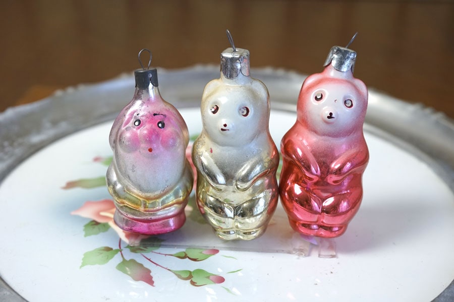 �ڴ����ʥ�����ơ�����1930-40ǯ�� �ݡ��������ܥ�֥��ʿ᤭���饹�����ʥ��ȡ�H7.5��8cm gx-630