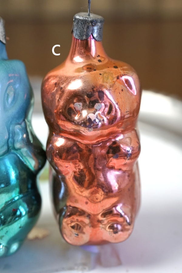 �ڴ����ʥ�����ơ�����1930-40ǯ�� �ݡ��������ܥ�֥��ʿ᤭���饹�����ʥ��ȡ�H8��9cm gx-631