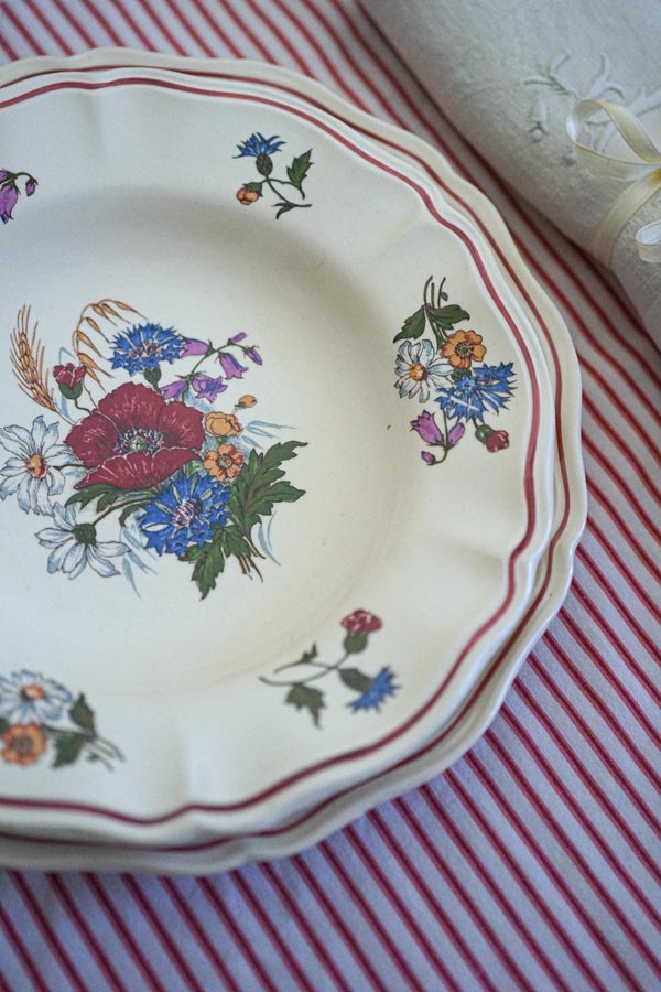 サルグミンヌ人気のAgresteのディナープレートと深皿セット gc-1390の