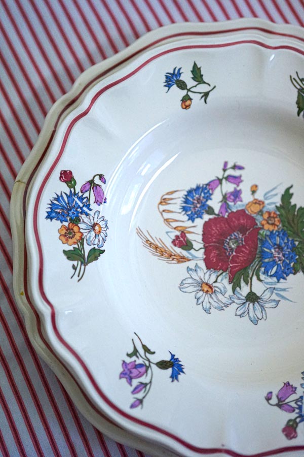 サルグミンヌ人気のAgresteのディナープレートと深皿セット gc-1390の