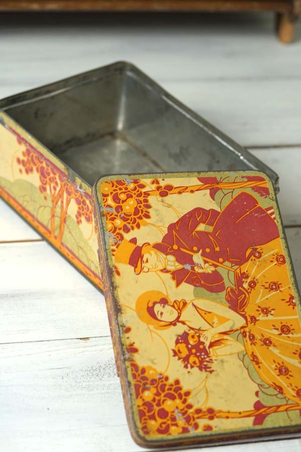 ����������2�ͤΥƥ����17.5��12��7.5cm 1950ǯ�庢 gk-616