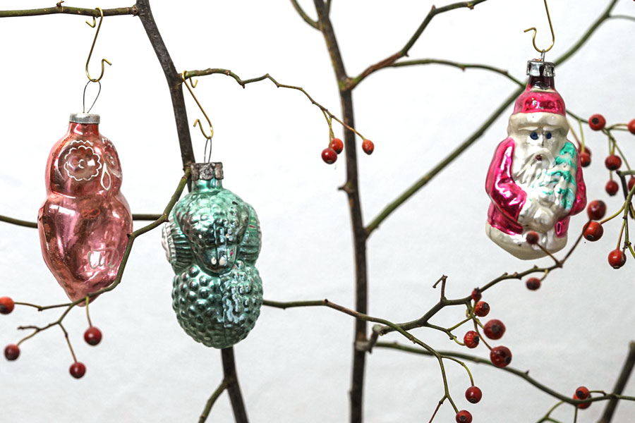 希少なヴィンテージ】1930-40年代 ポーランド製ボンブキ（吹きガラス