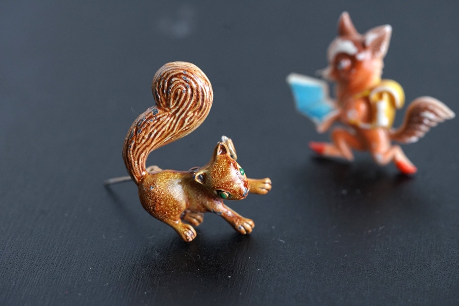 �ɥ��ĤΥꥹ����ʪ�֥�����4��2.5cm ga-1077