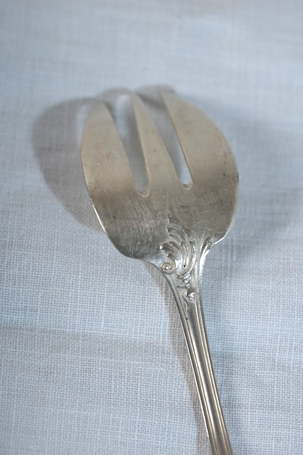 旬の牡蠣に添える！フランス製シルバープレート オイスターフォーク（5