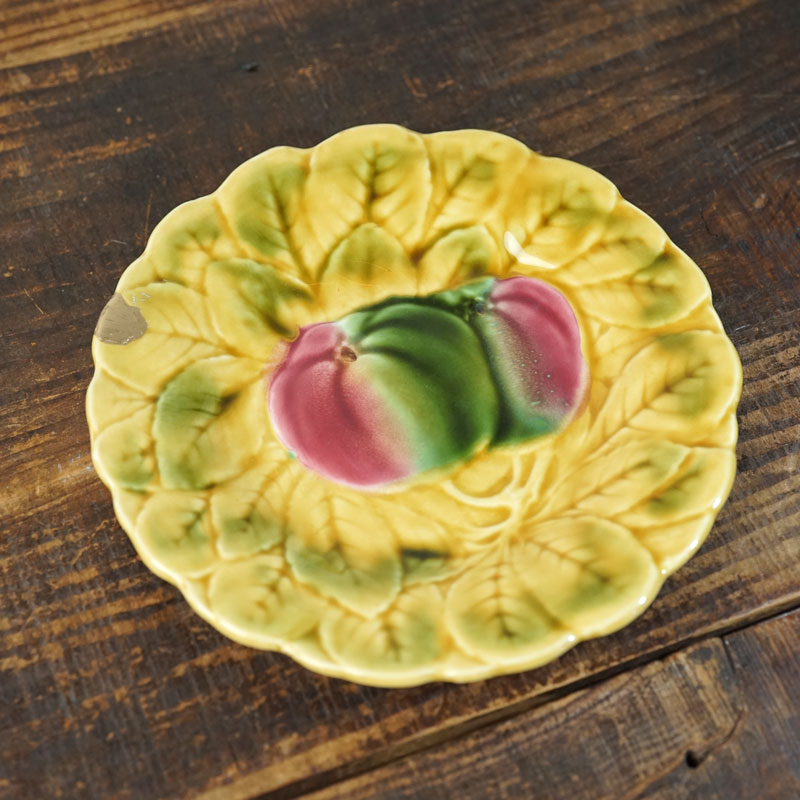 ��Ѥ����ɤä����륰�ߥ�̥ե롼�ĤΥХ�ܥƥ����̥ץ졼��W19.5cm 1920-60ǯ�塡gc-1833