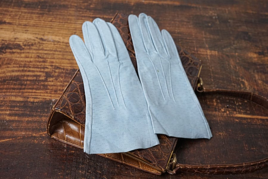 1950��60ǯ���ο忧�Υɥ쥹��������H27��W8cm gd-271