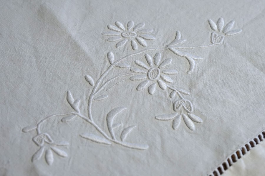 19C�����Υե�����ۥ磻�ȥ���ɽ��Ρ֥ɥ�סʥ٥åɥ�ͥ��W208��280cm gli-0380