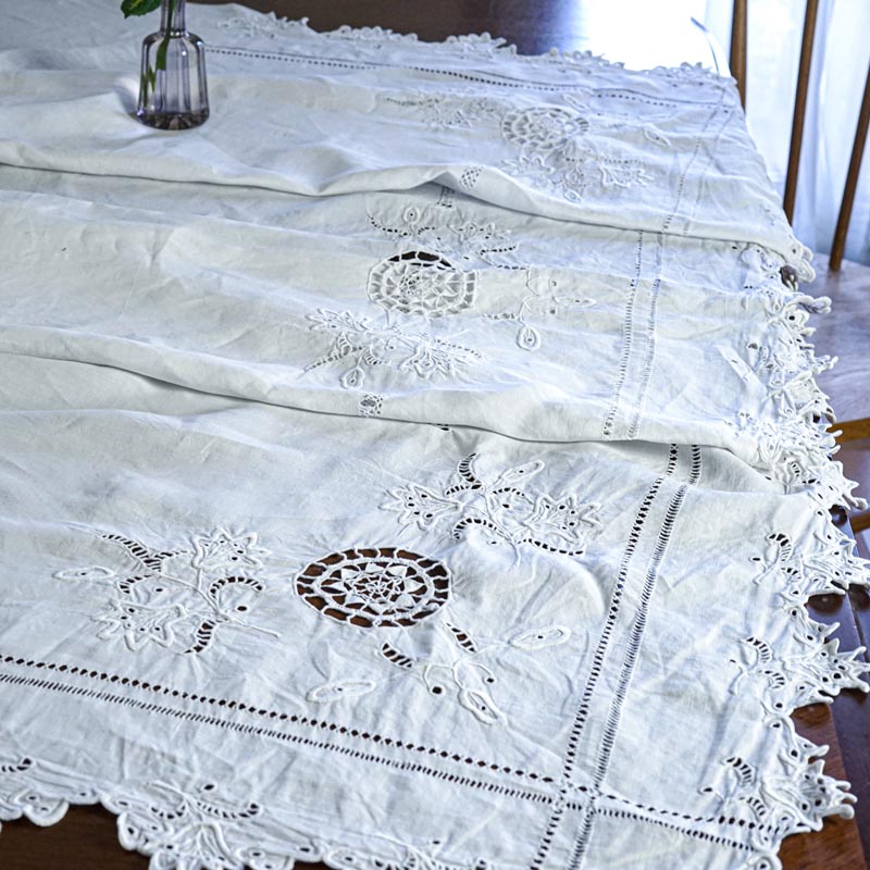 19C�����Υե�����ۥ磻�ȥ���ɽ��Ρ֥ɥ�סʥ٥åɥ�ͥ��W240��110cm gli-0381