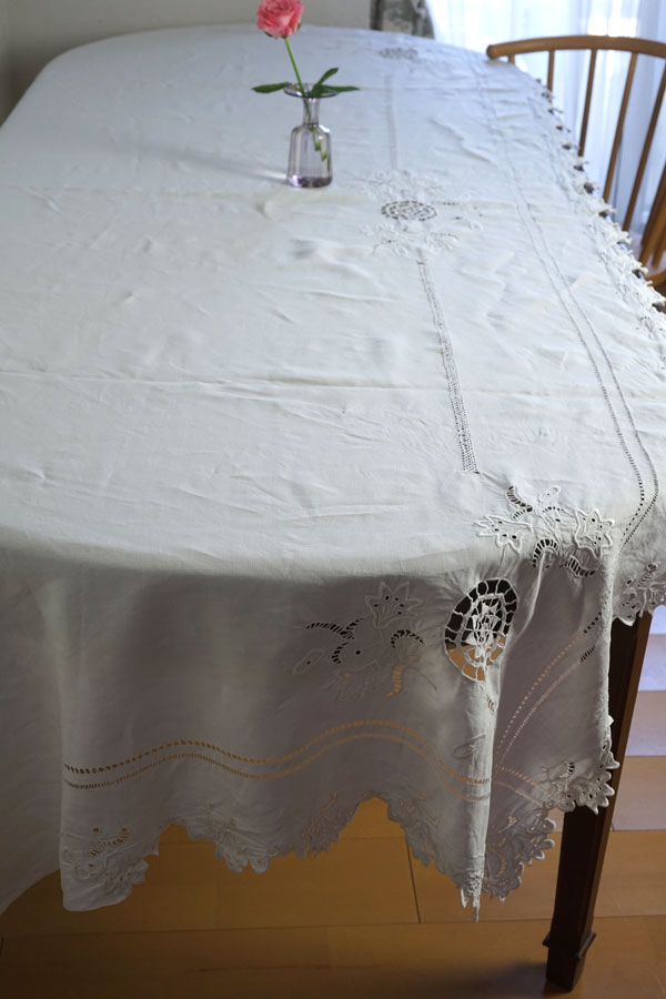 19C�����Υե�����ۥ磻�ȥ���ɽ��Ρ֥ɥ�סʥ٥åɥ�ͥ��W240��110cm gli-0381