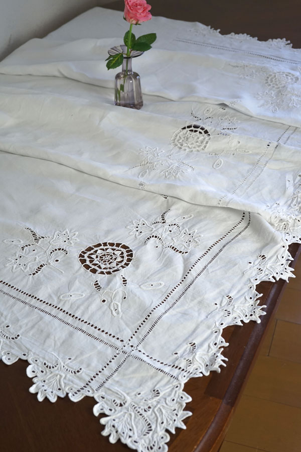 19C�����Υե�����ۥ磻�ȥ���ɽ��Ρ֥ɥ�סʥ٥åɥ�ͥ��W240��110cm gli-0381