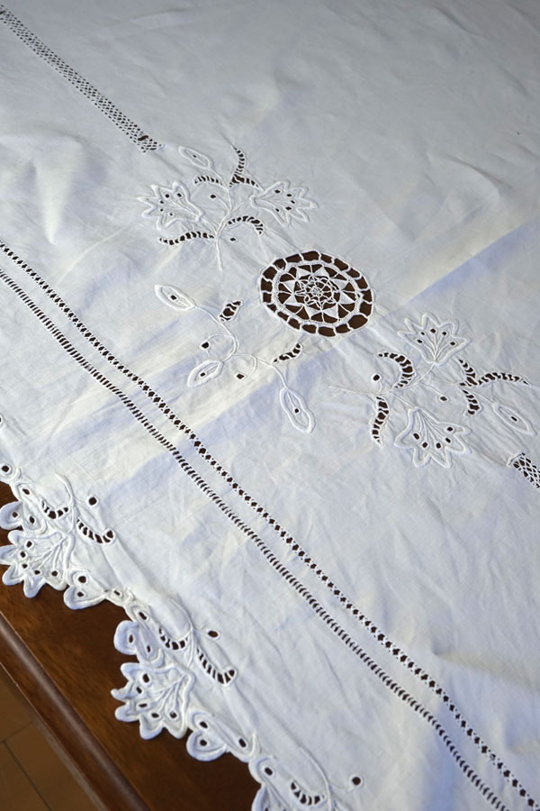 19C�����Υե�����ۥ磻�ȥ���ɽ��Ρ֥ɥ�סʥ٥åɥ�ͥ��W240��110cm gli-0381