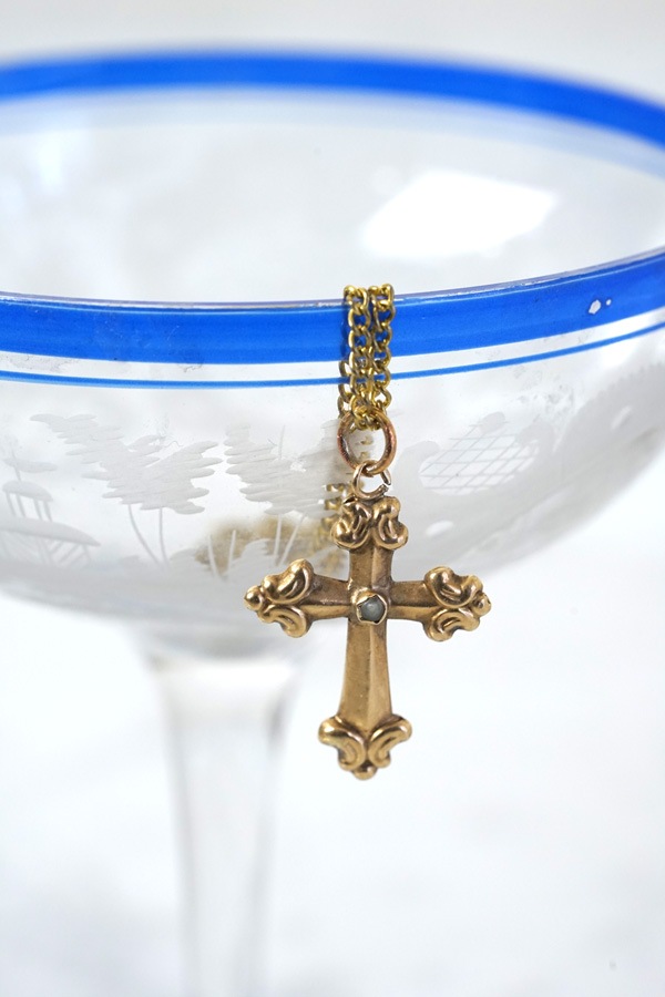 ����ƥ����� �ݡ����ɤΥ�����ɤȥѡ���Υ�����H3cm 1890ǯ�� ga-1235