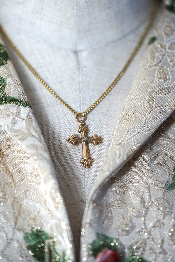 ����ƥ����� �ݡ����ɤΥ�����ɤȥѡ���Υ�����H3cm 1890ǯ�� ga-1235