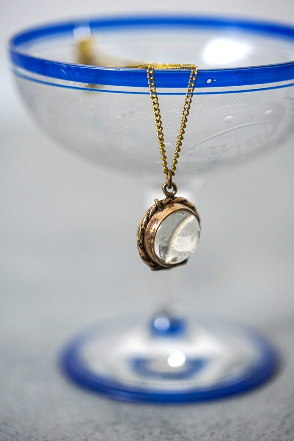 �ڥᥭ��������ƥ������ۥ֥饹�����饹 �����åȥڥ����ȡ�1930ǯ�庢��W2.2��H2.5��D1.8cm ga-1236