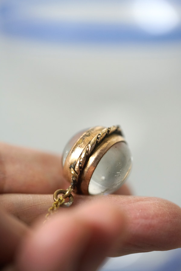 �ڥᥭ��������ƥ������ۥ֥饹�����饹 �����åȥڥ����ȡ�1930ǯ�庢��W2.2��H2.5��D1.8cm ga-1236