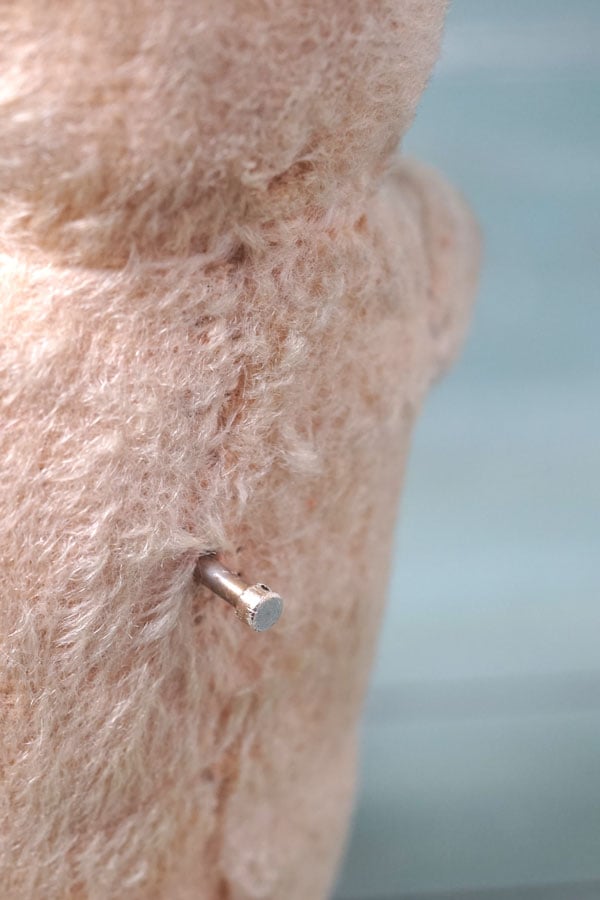 �ᥭ���������褿 ���餷������Υ���ƥ������٥��ʥ��르���뼴�դ���1940��50ǯ�庢 H.29cm gt-1145