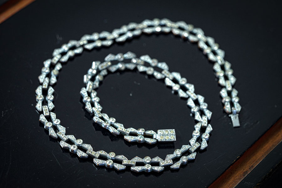 ������ǥ��Υ���С��᥿��˥饤�󥹥ȡ���Υͥå��쥹46cm 1920-30ǯ�� ga-1096