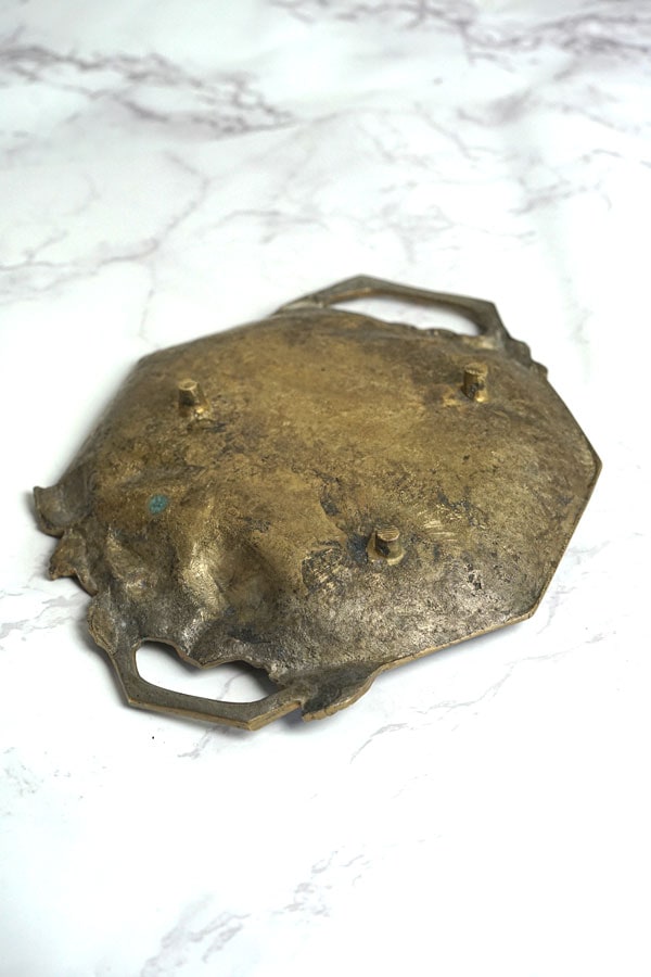 フランス　ハンドペイント　OVトレイ　ヴィンテージ 薔薇　鋳物 フランス ハンドペイント OVトレイ ヴィンテージ 薔薇 鋳物