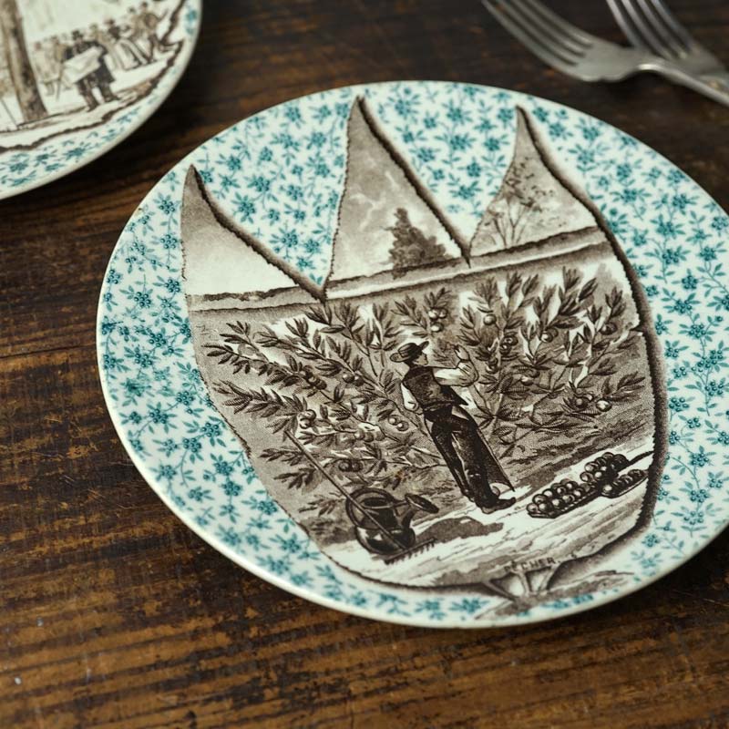 ���륰�ߥ�� Sarreguemines���꡼�֤μ��ϤΥץ졼��19C���20cm gc-1701