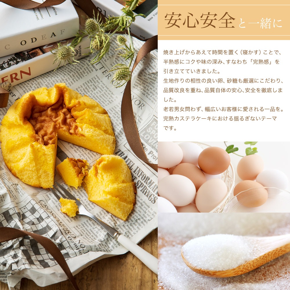 【送料無料】【完熟カステラケーキ】
