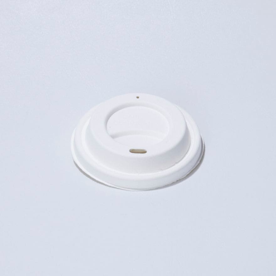 紙コップ・フタ　80パルプリッドホワイト