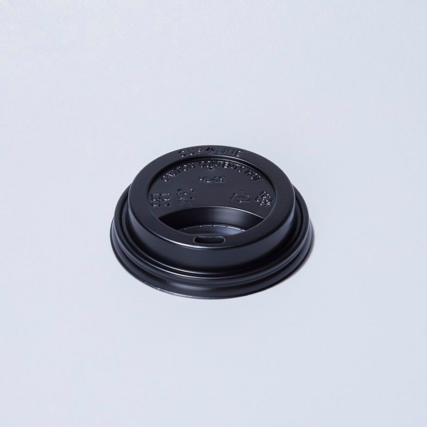 紙コップ・フタ　80リッドPS黒