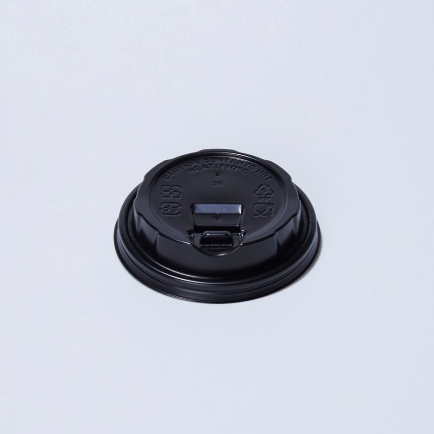 紙コップ・フタ　80リフトPP黒
