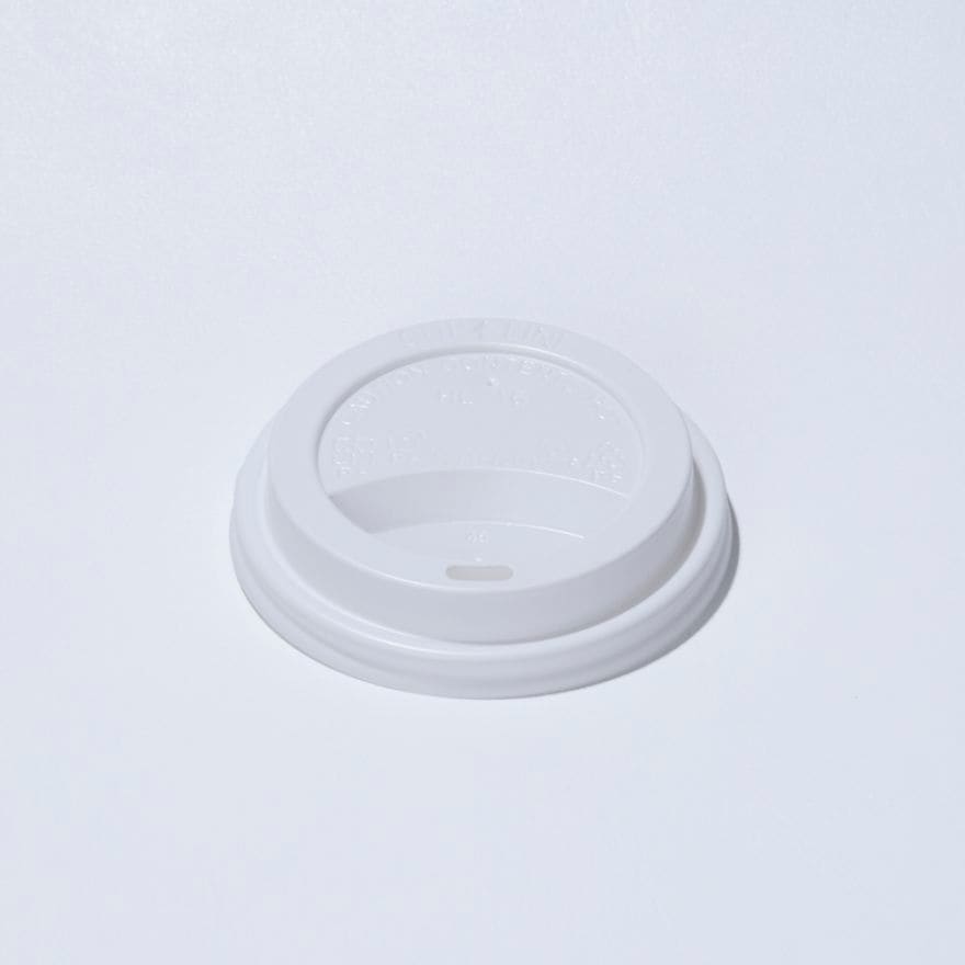 紙コップ・フタ　90リッドPS白