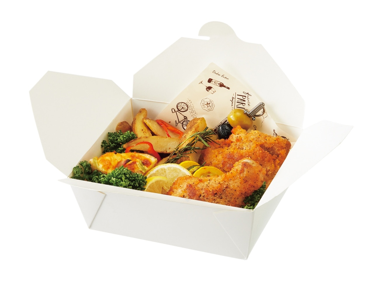 フードパック・ボックス　KM-32　ホワイト