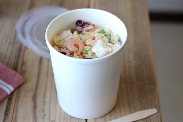 フードカップ　KLP115-1000 本体 白　PP