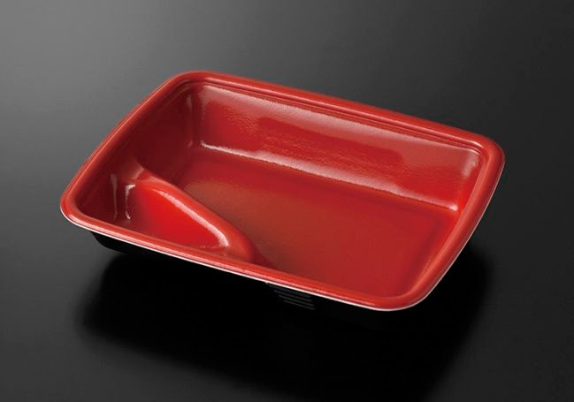 どんぶり 　Kランチ-5本体耐熱赤黒