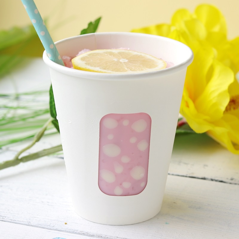 紙コップ・フタ KMT-10窓有 ホワイト｜テイクアウト容器の通販Pakumo