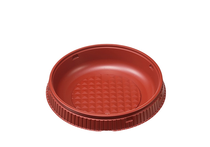 どんぶり・麺容器　KNB-185中皿　赤