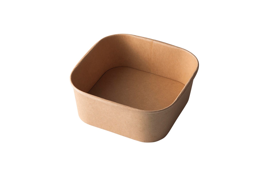 フードカップ　KMスクエア175-1300本体　ナチュラル