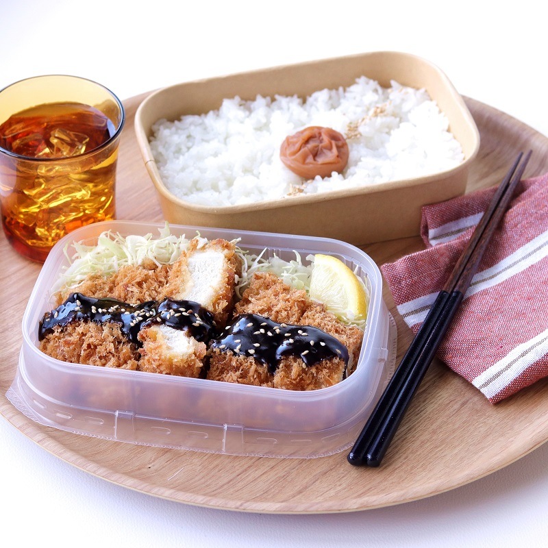 フードカップ KM重箱170-500本体ナチュラル｜テイクアウト容器の通販