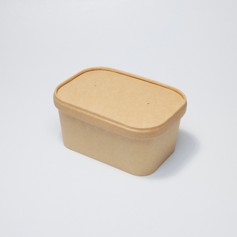 フードカップ KM重箱170-1000本体ナチュラル｜テイクアウト容器の通販