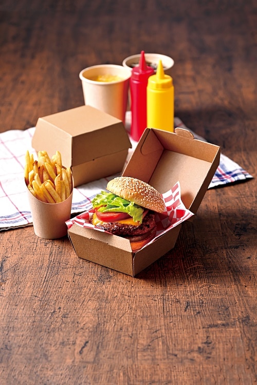 KMバーガーボックス(M) ナチュラル