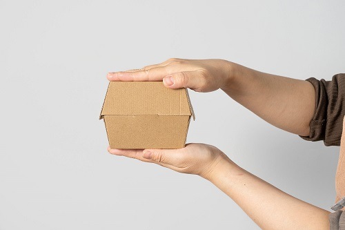 KMバーガーボックス(M) ナチュラル