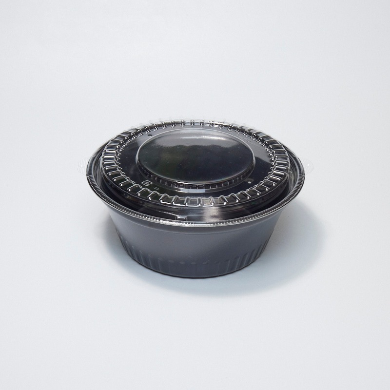 どんぶり・麺容器 KNB-200本体耐熱 黒｜テイクアウト容器の通販Pakumo