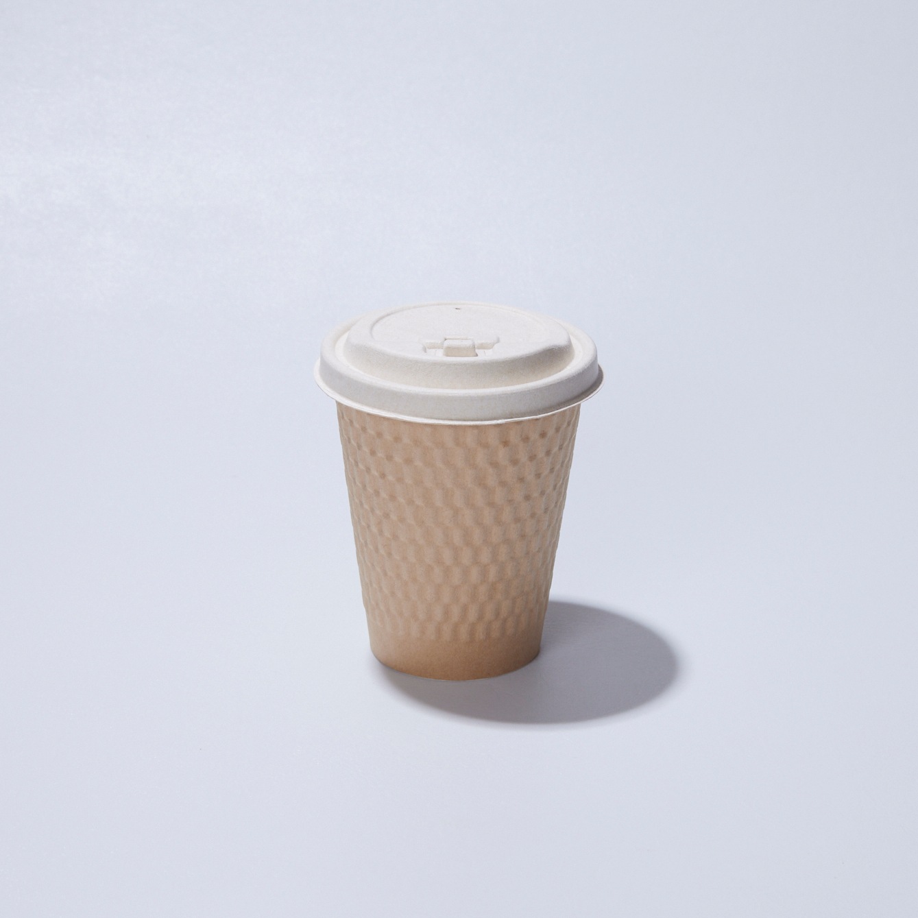紙コップ・フタ　KMW-240ナチュラル