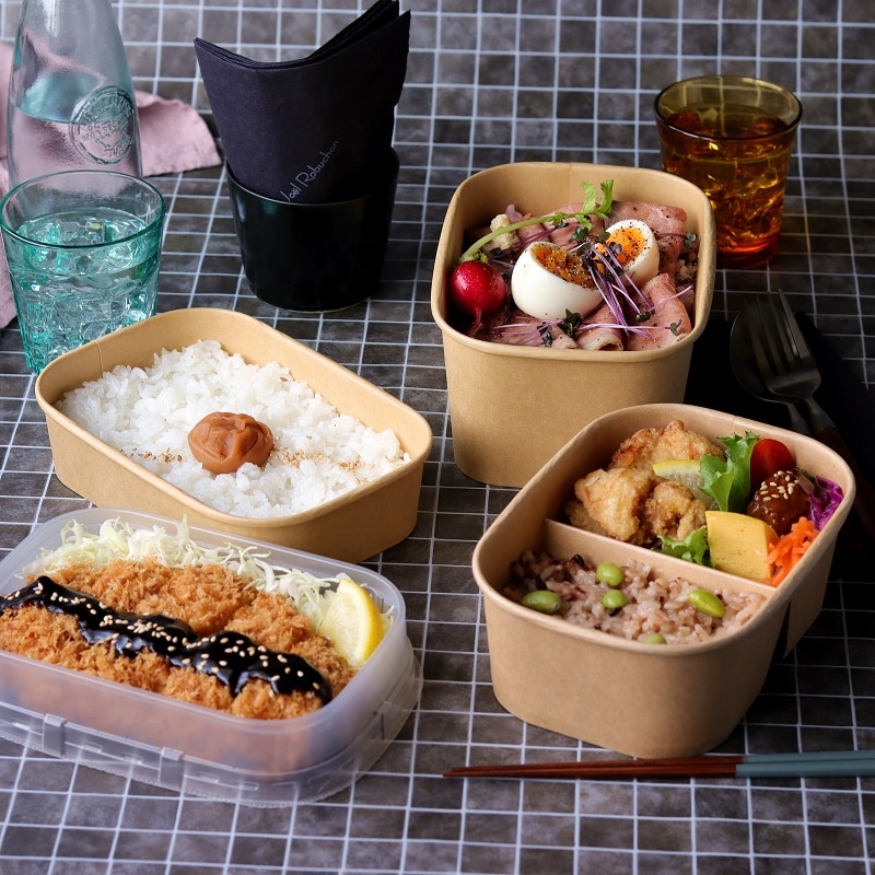 フードカップ　KM重箱170-1000本体ナチュラル仕切有