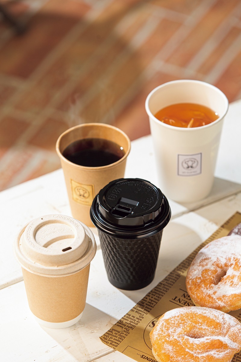 紙コップ・フタ KMW-470ブラック